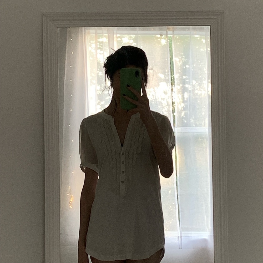 New York & Company Short Sleeve Top